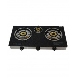 Electron Glass Top Gas Stove | Automatic 3 Burner