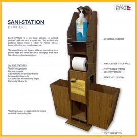 Sanitizer Station | Sani Station With Foot Press And Sanitizer Dispenser