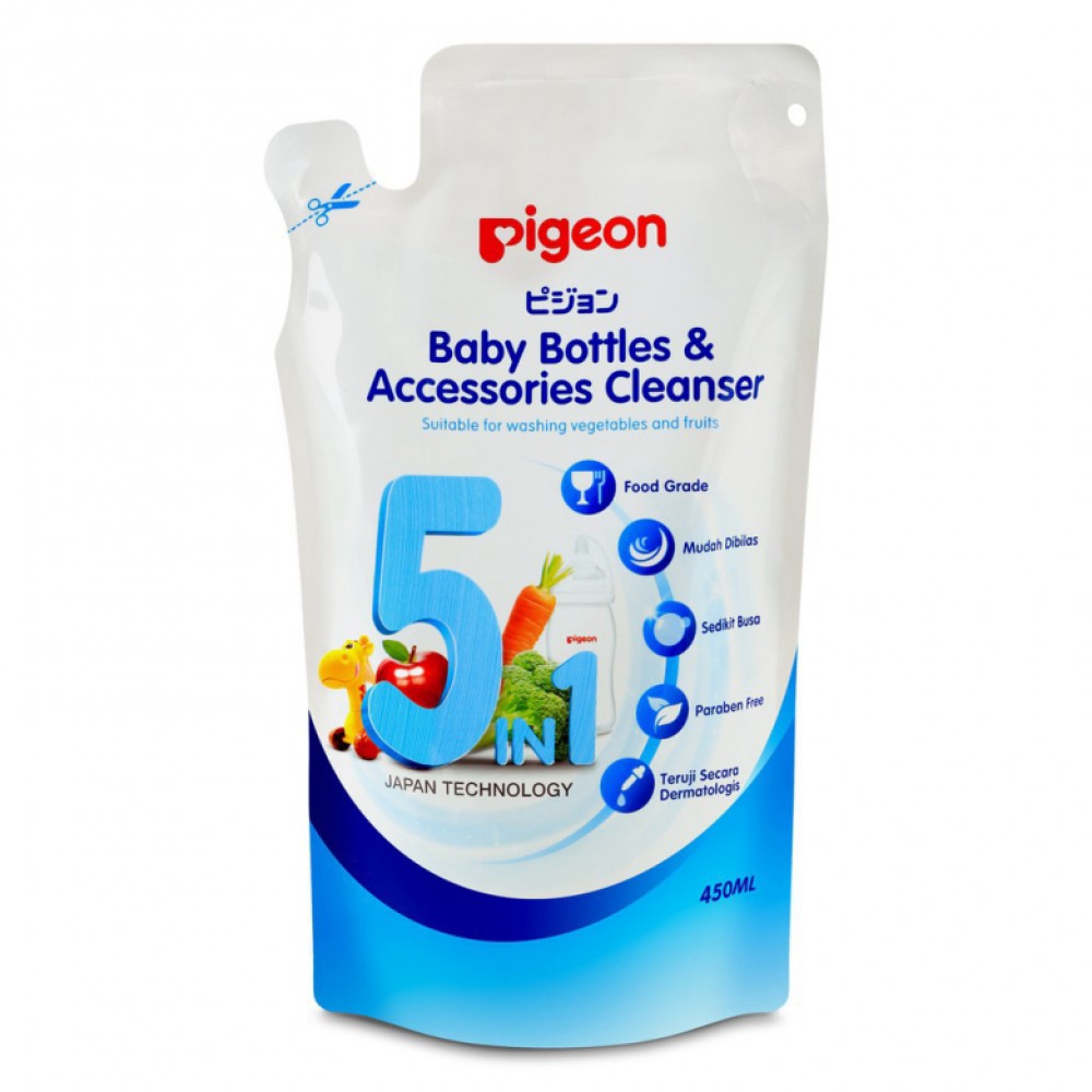 Pigeon Baby Bottle and Accessories Cleaner Refill 450 ml| Baby Product Pigeon Baby Bottle and Accessories Cleaner Refill 450 ml| Baby Product