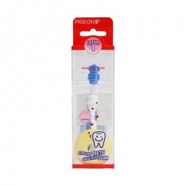 Pigeon Training Toothbrush L-1 (Light Blue) | Baby Product