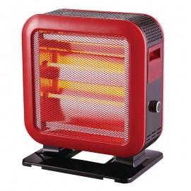 Electron El-320 |Three Face Quartz Heater - Red
