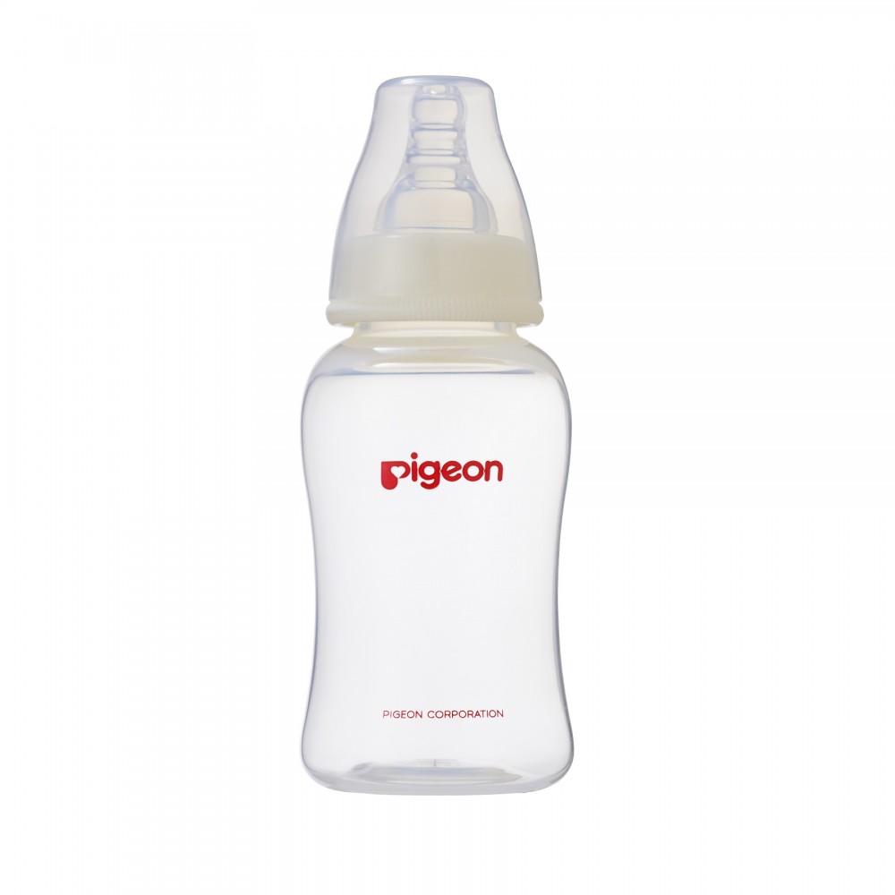 Pigeon Sn Peristaltic Nipple Crystal Clear Streamline Bottle 150ml| Baby Product