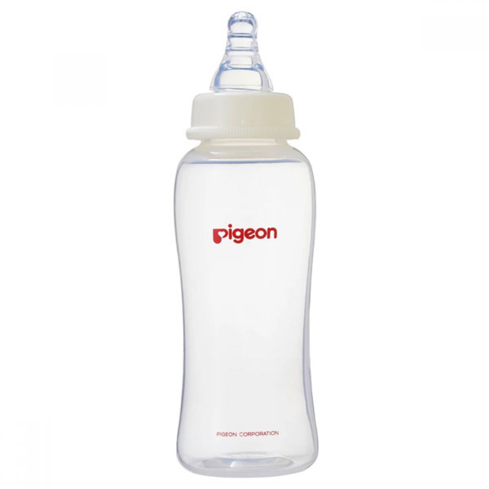 Pigeon Sn Peristaltic Nipple Crystal Clear Streamline Bottle 250ml| Baby Product