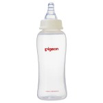 Pigeon Sn Peristaltic Nipple Crystal Clear Streamline Bottle 250ml| Baby Product