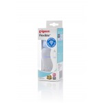 Pigeon Flexible Peristaltic Nipple Clear PP Streamline 150ml Blue Star| Baby Product