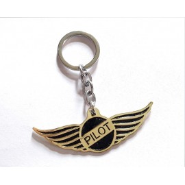 Brass carved Custom made Keyring - Aluminum laminated Plastic