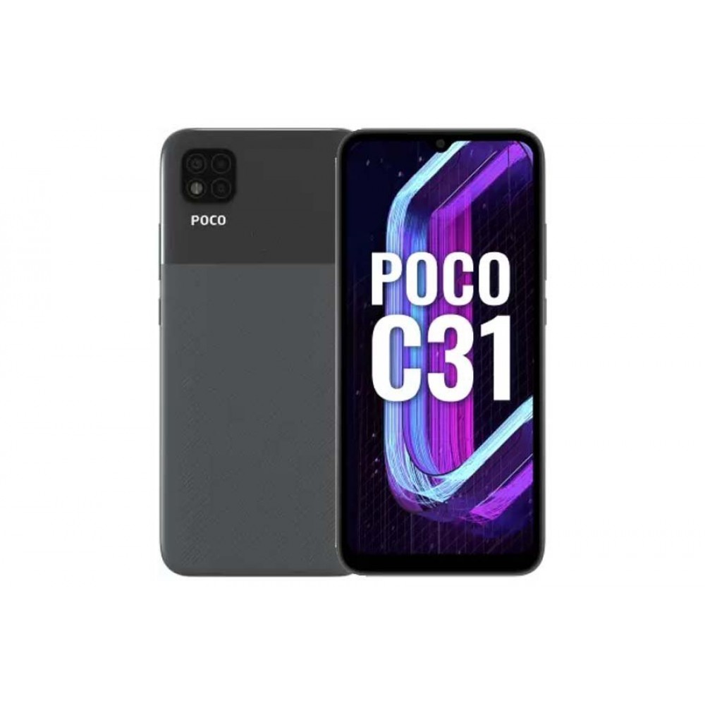 Poco C31 with Helio G35 4GB RAM 64GB Internal Storage  Poco C31 with Helio G35 4GB RAM 64GB Internal Storage