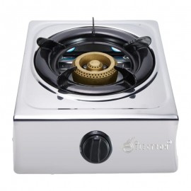 Electron Gas Stove Single Burner - Silver Hob Top