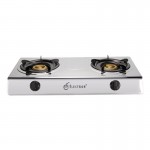 Electron Gas Stove Double Burner - Silver Hob Top  Electron Gas Stove Double Burner - Silver Hob Top