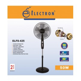 Electron Stand Fan 16 Inch - 5 Blades| 24 Months Warranty