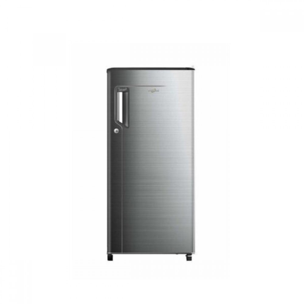 Whirlpool Refrigerator Chromium Steel Single Door - 185ltrs Whirlpool Refrigerator Chromium Steel Single Door - 185ltrs