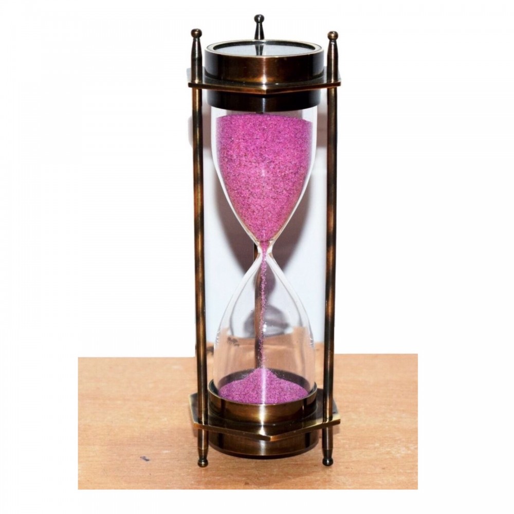 Sand Timer with Compass