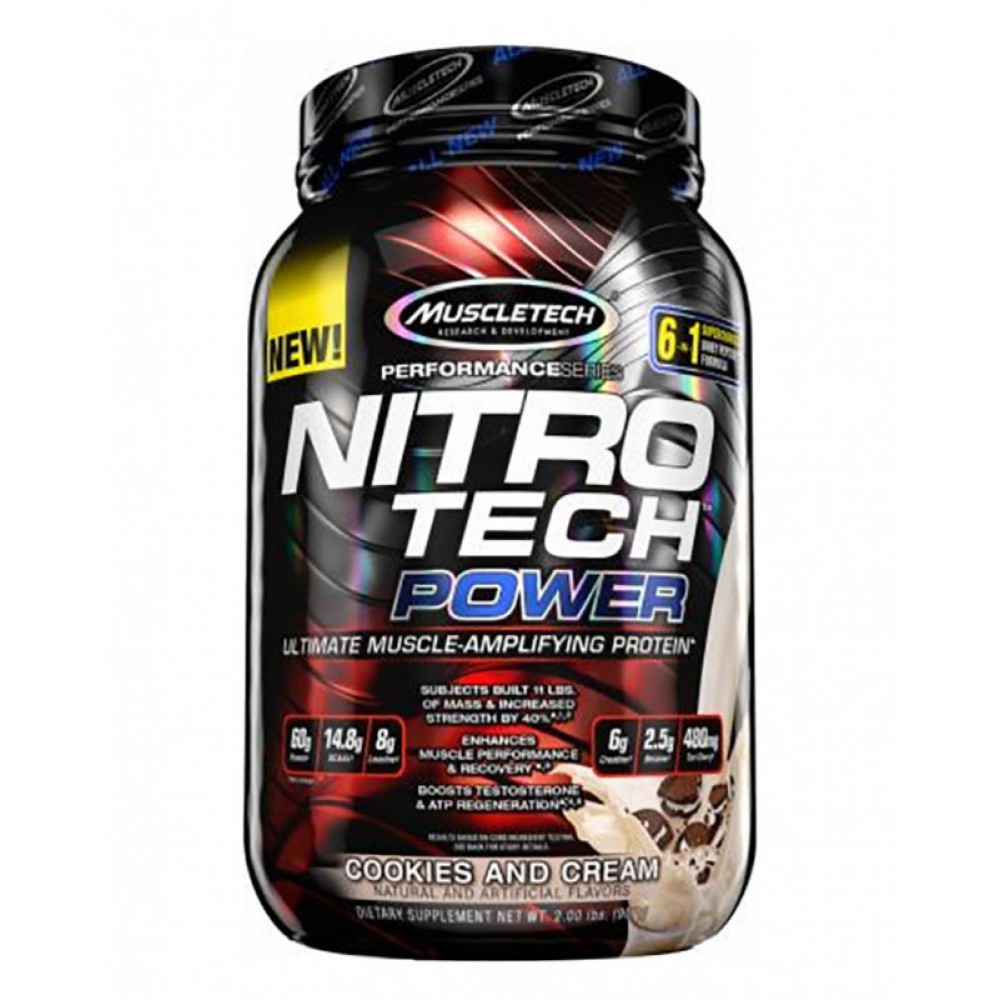 MuscleTech Nutrition Nitrotech Power (Testosterone Boost + Lean Muscle Builder) - 2LBS MuscleTech Nutrition Nitrotech Power (Testosterone Boost + Lean Muscle Builder) - 2LBS