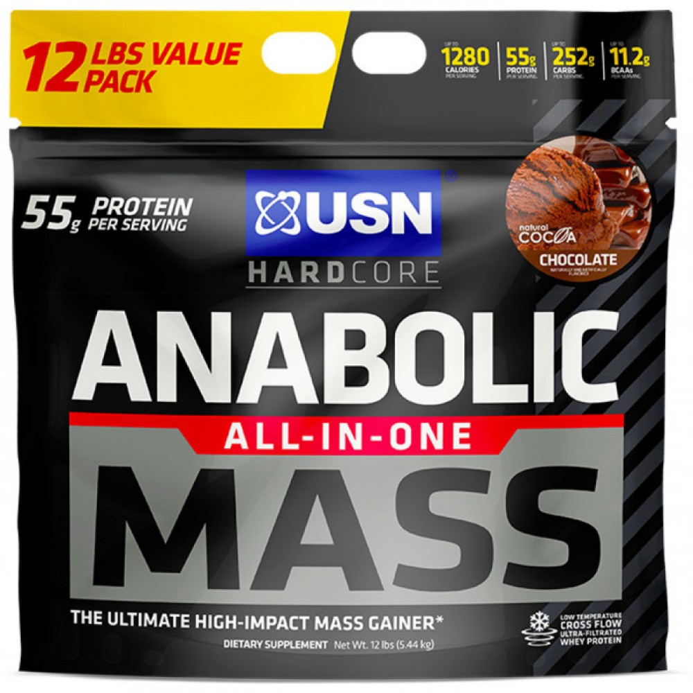 USN Anabolic Mass - 5.5kg (12lbs) USN Anabolic Mass - 5.5kg (12lbs)