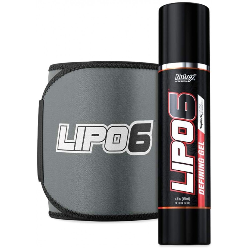 Nutrex Lipo 6 Defining Gel With Belt for Men and Women | Workout Enhancer Nutrex Lipo 6 Defining Gel With Belt for Men and Women | Workout Enhancer