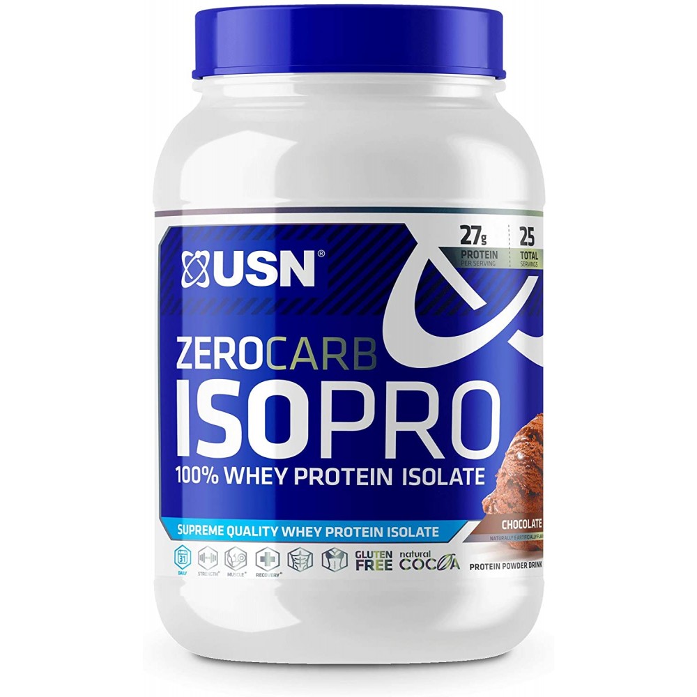 USN Zero Carb ISOPRO Whey Protein Isolate Powder - 1.7lbs USN Zero Carb ISOPRO Whey Protein Isolate Powder - 1.7lbs