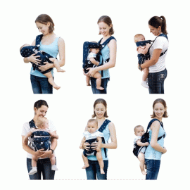 Adjustable Hands Free 6 in 1 Baby Carrier | Baby Carry Bag