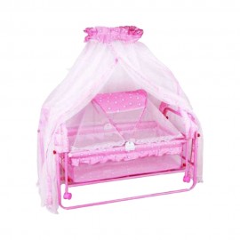 Baby Cradle With Mosquito Net | Baby Jhoola - Kokro