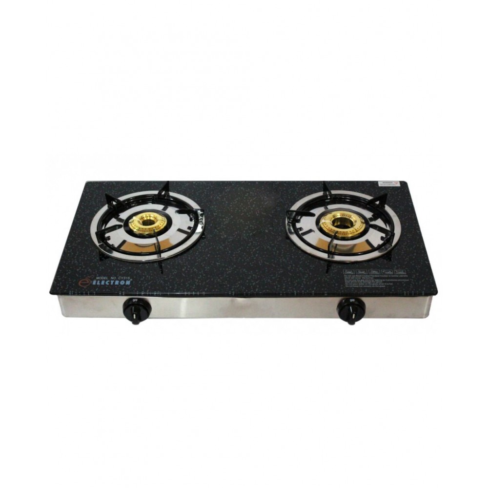Electron Glass Top Gas Stove | Automatic 2 Burner  Electron Glass Top Gas Stove | Automatic 2 Burner
