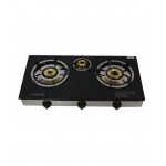 Electron Glass Top Gas Stove | Automatic 3 Burner Electron Glass Top Gas Stove | Automatic 3 Burner