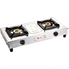 Surakshya 2 burner Gas Stove | Stainless Steel