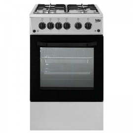 Beko FSG63010GS Free Standing Oven | Easy Cleansing Enamel