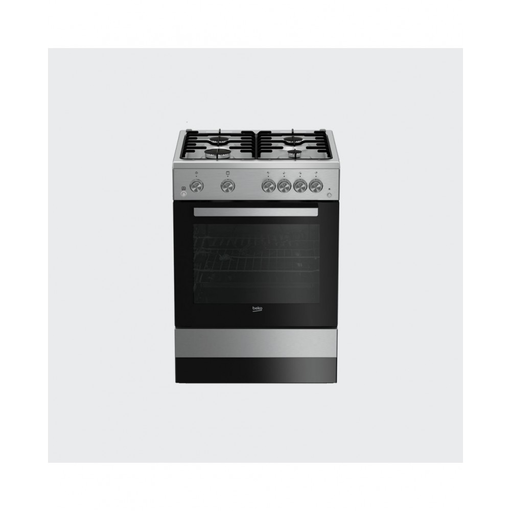 Beko Free Standing Ovens  FSGT62111GS  |  4 Gas hobs | Push button Ignition System Beko Free Standing Ovens  FSGT62111GS  |  4 Gas hobs | Push button Ignition System