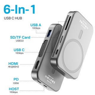 ACASIS 10Gbps M.2 NVMe SSD Enclosure & Type-C Docking Station with Cooling Fan