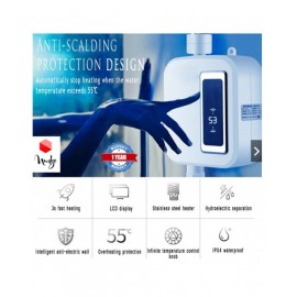 Nudge Mini Electric Tankless Instant Hot Water Heater - 3500 Watt Nudge Mini Electric Tankless Instant Hot Water Heater - 3500 Watt
