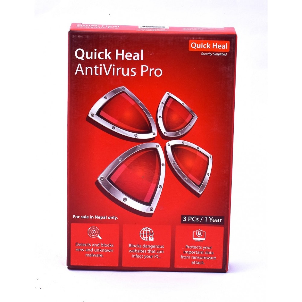 Quick Heal Antivirus 1 user for 1 year - Quick Heal  (2017)
