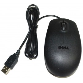 Dell MS111 USB Wired Scroll Optical Mouse - Black