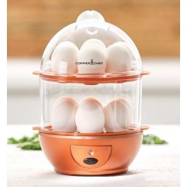 Copper Chef Electric Egg Cooker | 2-tier | Interchangeable Pans