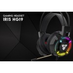 Fantech Iris Hg19 Gaming Headphone | Ergonomic shape | RGB Backlight Fantech Iris Hg19 Gaming Headphone | Ergonomic shape | RGB Backlight