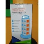 Multi functional  vertical Socket with 3 USB Port Multi functional  vertical Socket with 3 USB Port