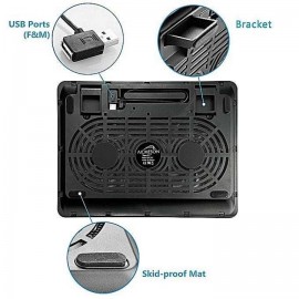 Laptop Cooler With Dual Fan And LED Light Laptop Cooler With Dual Fan And LED Light