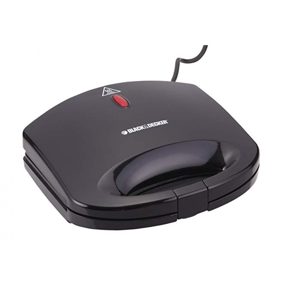 Black And Decker Sandwich Maker (TS-1000) | Two Large Cut Slots Black And Decker Sandwich Maker (TS-1000) | Two Large Cut Slots