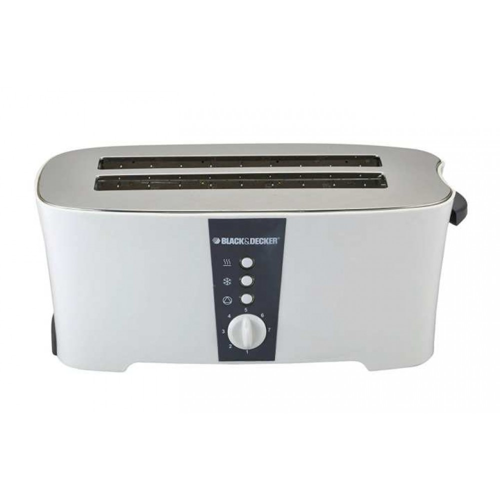 Black And Decker Toaster 4 Slice (ET-124)  | Electronic Browning control | Cool Touch Body Black And Decker Toaster 4 Slice (ET-124)  | Electronic Browning control | Cool Touch Body