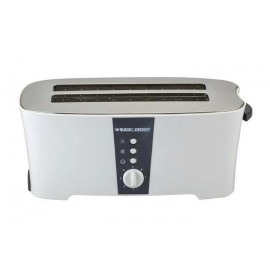 Black And Decker Toaster 4 Slice (ET-124)  | Electronic Browning control | Cool Touch Body