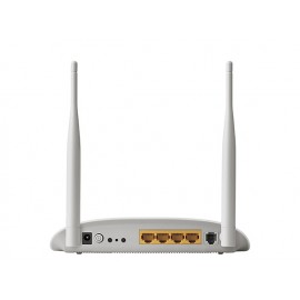 TP-LINK 300 Mbps Wireless N ADSL2 + Modem Router | Wireless N Access Point and 4-Port Router | Ideal for Heavy Bandwidth Consuming