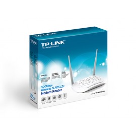 TP-LINK 300 Mbps Wireless N ADSL2 + Modem Router | Wireless N Access Point and 4-Port Router | Ideal for Heavy Bandwidth Consuming