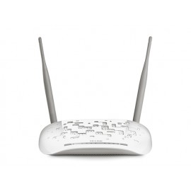 TP-LINK 300 Mbps Wireless N ADSL2 + Modem Router | Wireless N Access Point and 4-Port Router | Ideal for Heavy Bandwidth Consuming
