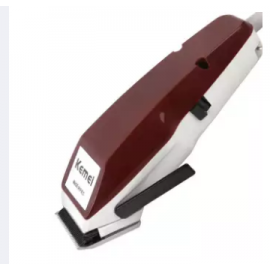 Kemei Maroon Professional Hair Clipper/Trimmer | Acute Angle Cutting Head | Long Service Life