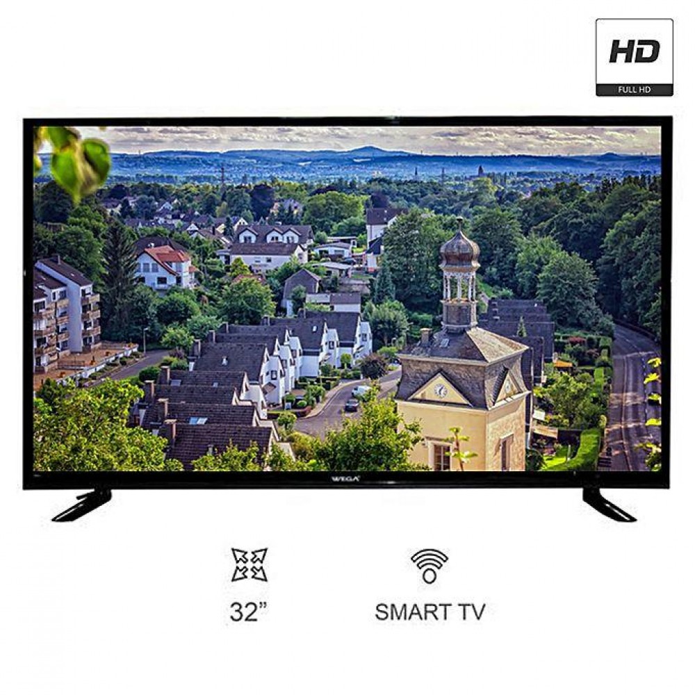 WEGA 32 ''LED HIGH SOUND DOUBLE GLASS SMART TV WEGA 32 ''LED HIGH SOUND DOUBLE GLASS SMART TV