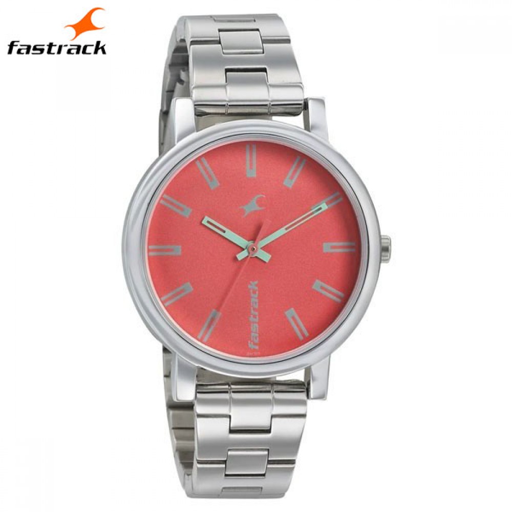 Fastrack Tripster Quartz Analog Bicolour Dial Leather Strap Watch for Guys-anthinhphatland.vn