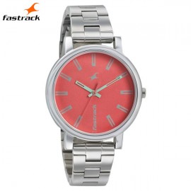Fastrack Analog Pink Dial Women's Watch 68010SM03