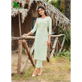 Serien Pure Cotton Embroidered Kurti Set|Women's Fashion