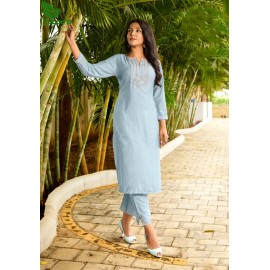 FuLoo’S GL Kosh Rayon Kurti Set with Pant 