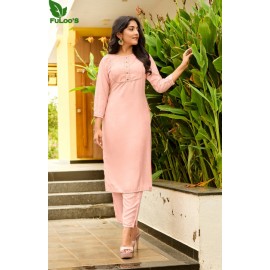FuLoo’S GL Kosh Rayon Kurti Set with Pant 