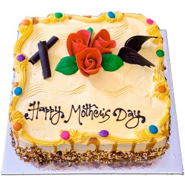Butter Scotch Cake - 2 Pounds | Happy Mother's Day Special Cake