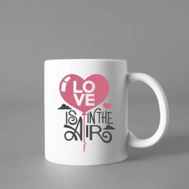 Love Is In The Air Printed Mug | Valentine Day Special